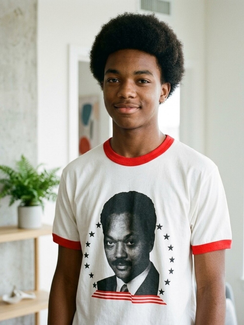 Vintage Jesse Jackson Tee Shirt.